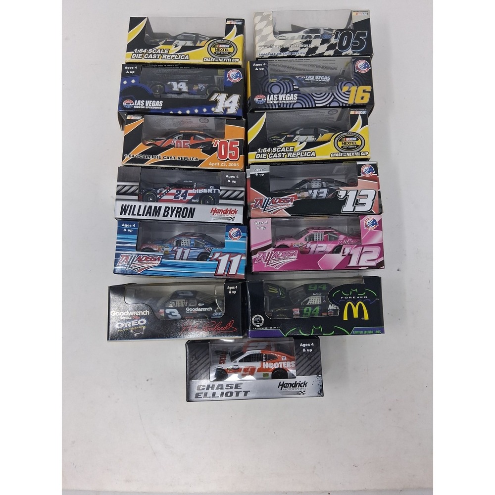 Lot Of 13 1/64 Scale Diecast Cars Lionel And Action